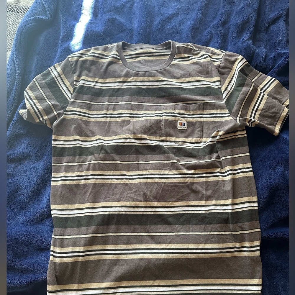Striped Brixton Polo (XL)